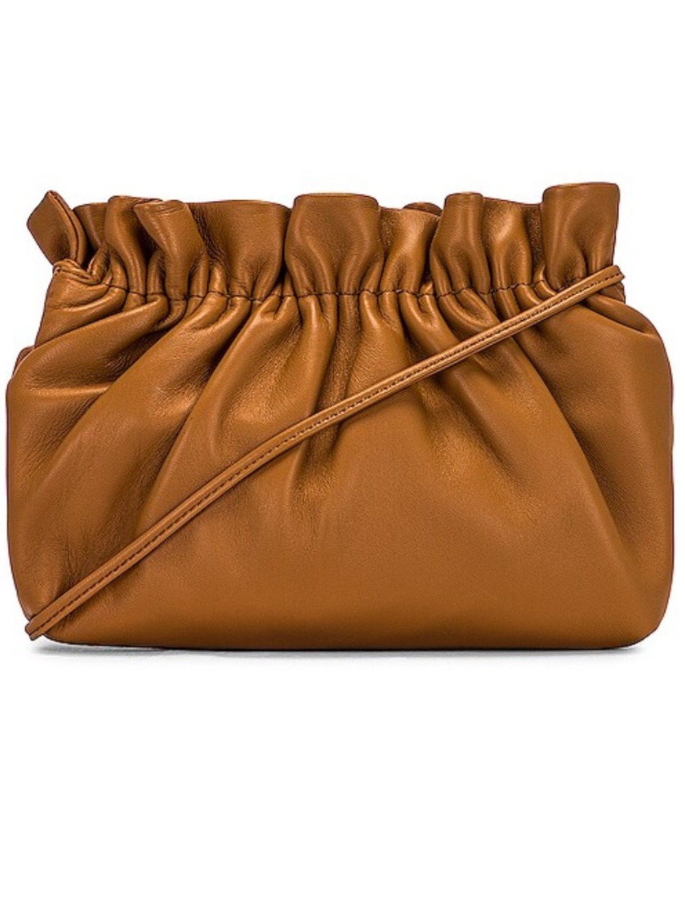 Loeffler Randall Cognac Drawstring Crossbody